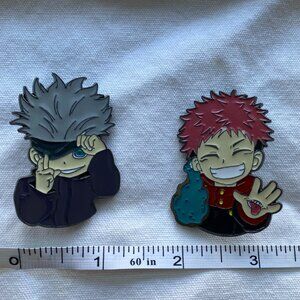 Jujutsu Kaisen Gojo Satoru & Yuji Itadori Pins Set